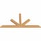 Ekena Millwork Saratoga Timber Gable Bracket, Western Red Cedar, 96"W x 48"H x 3 1/2"D x 5 1/2"F, 12/12 Pitch GBW096X48X0406SAR00SWR - alternate 2